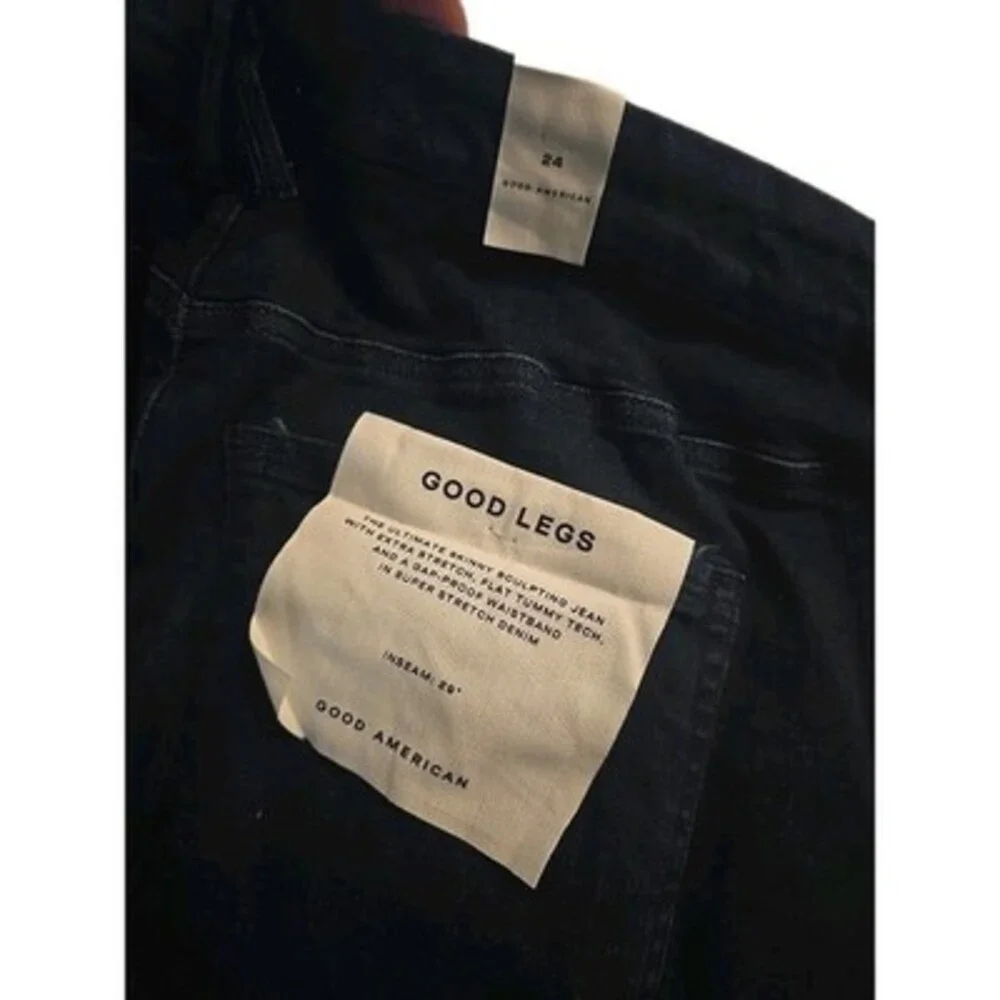 Good American Good Legs Jean Womens 24 Skinny High Rise Stretch Denim GL873CET